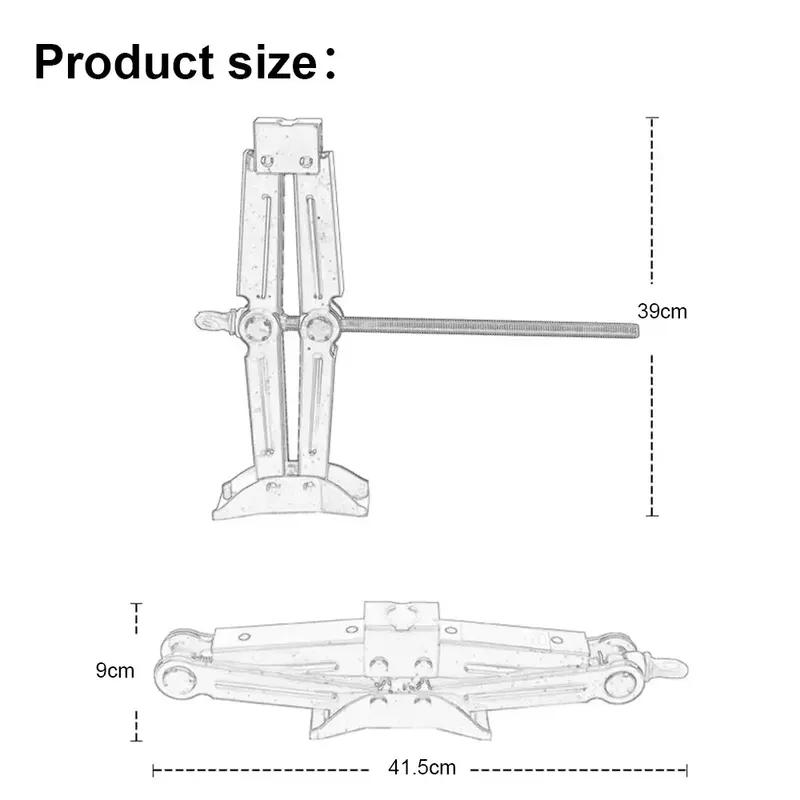 2.5T 1.5T car jacks 2 in 1 Manual Lift Jack Car Repair Tool Lifting Tool with Labor-saving Ratchet Wrench Foldable Jack for Car