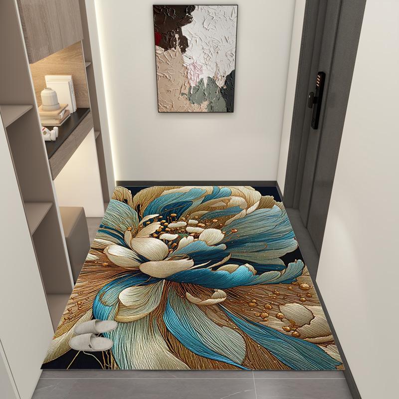 Chinese Style Floor Mat Entrance Door Entrance Foyer Foot Mat Anti Slip Carpet Door Mat Entrance Door