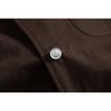 CROWD CITY Men's Cotton Workwear Jacket, Niche Design & Slanted Placket for Spring/Autumn, Y669