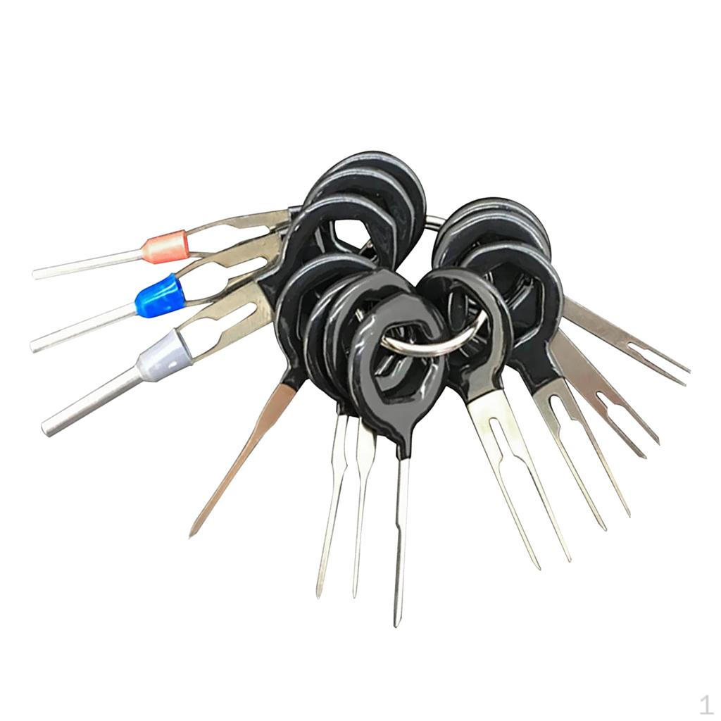 

11 Pieces Car Electrical Connector Terminal Pin Extractor Removal Tool Kit