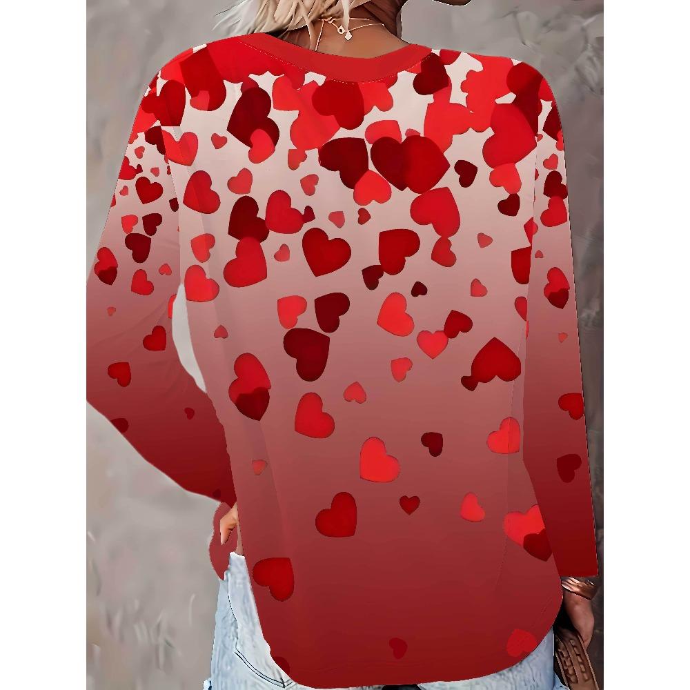 Ladies Crew Neck Casual Sports, Long Sleeve T-Shirt, Fashion Commuter, Versatile Interior