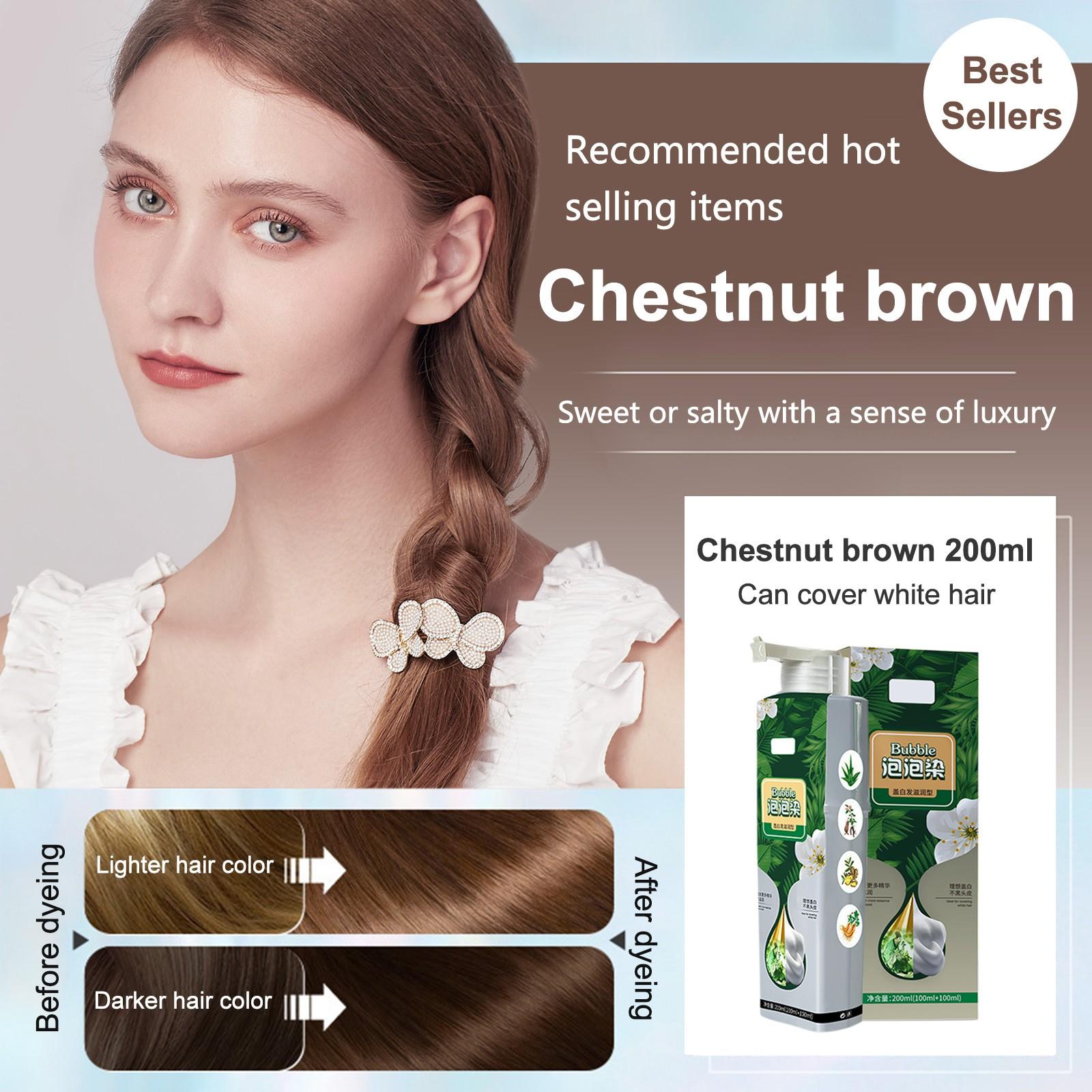 

Bubble Hair Plant Hair Шелковистые Красивые Плавающие Волосы Не Повреждает Кожу Головы Не Повреждает Волосы, Используется Для Серых Волос Цветной Пузырек 200мл One Size