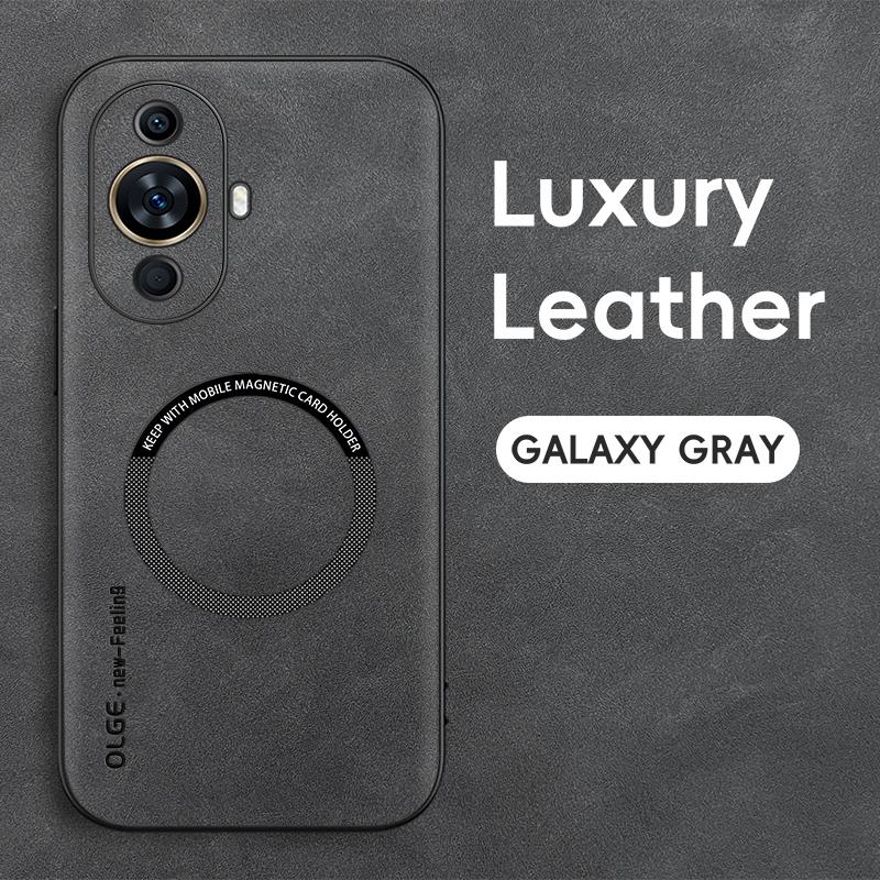 

Для Huawei Nova 11 11 Pro 11 Ultra Чехол для телефона из овчины с магнитным TPU мягким краем, с тонким отверстием, противоударный, против отпечатков пальцев For Nova 11 Ultra