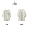 New literary lace V-neck cotton shirt women's casual white shirt temperament short-sleeved top summer