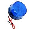 DC9 12V Blue LED Strobe Beacon Emergency Alarm Warning Signal Flashing Light Without Sound