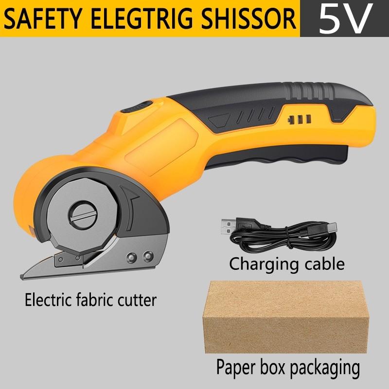 Portable Electric Fabric Cutting Machine Mini Electric Scissors Electric Rotary Fabric Cutter Household DIY Power Tools