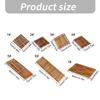 User Friendly Bamboos Raft Coasters for Dining and Workspaces Protecting Front and Elevating Interior Decors