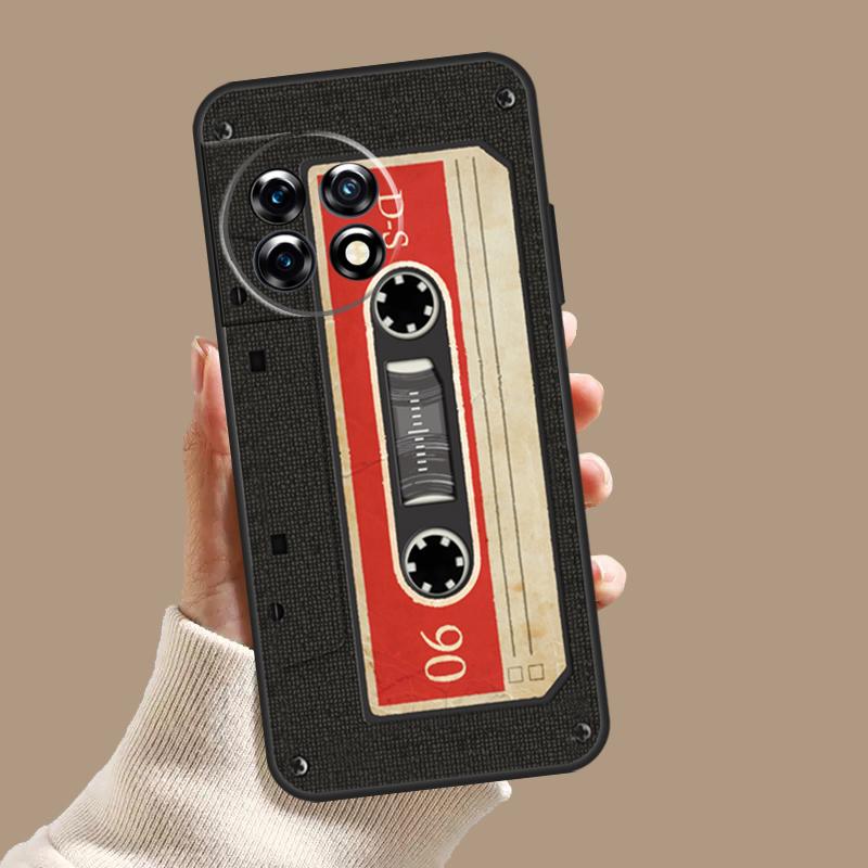 Art Cassette Tape Design Case For OnePlus Nord CE 5 2 3 4 Lite N30 OnePlus 13 11 12 15 13T 13R 10T 12R 9 10 Pro Cover