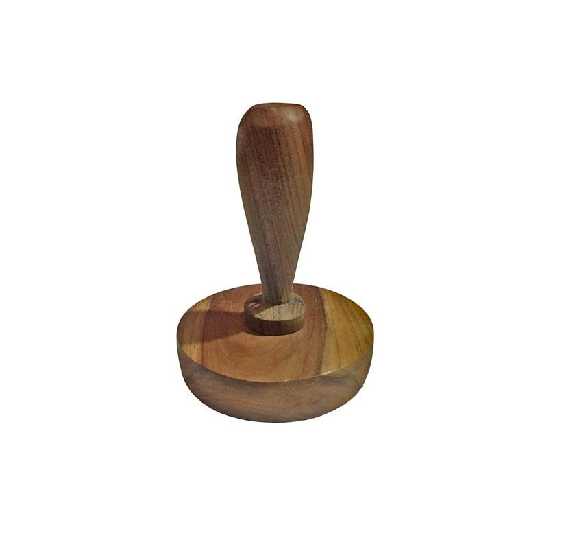 TreegoArt Premium Comfort Wooden Roti Presser And Vegetable For Multipurpose Kitchen Tool - Pack Of 1