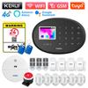 KERUI WiFi + 4G/2G Home Security Alarm System with PIR Motion Detector Door Sensor Tuya Smart Burglar Alarms Wireless Zones W204