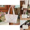 Chic Quilted Large Capacity Tote Bag For Women Soft Shoulder Commuter Bag