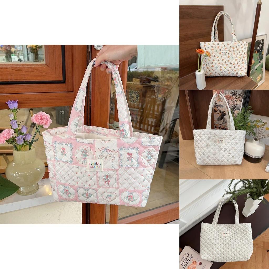 Chic Quilted Large Capacity Tote Bag For Women Soft Shoulder Commuter Bag