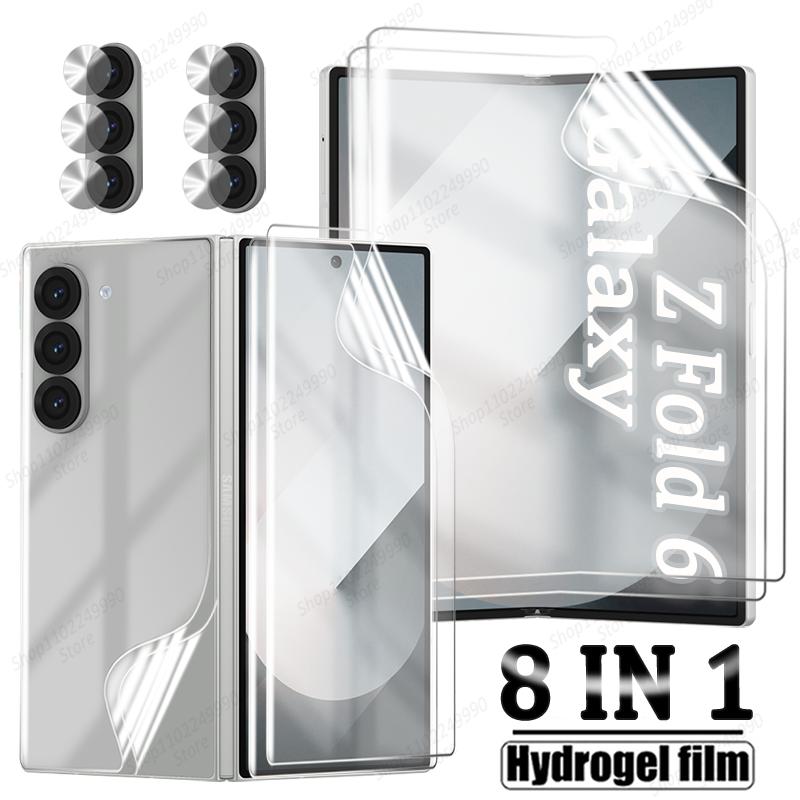 9IN1 Hydrogel Film For Samsung Galaxy Z Fold 7 Front Back Inner Screen Protector For Samsung Z Fold 6 5 4 3 2 Soft Film No Glass