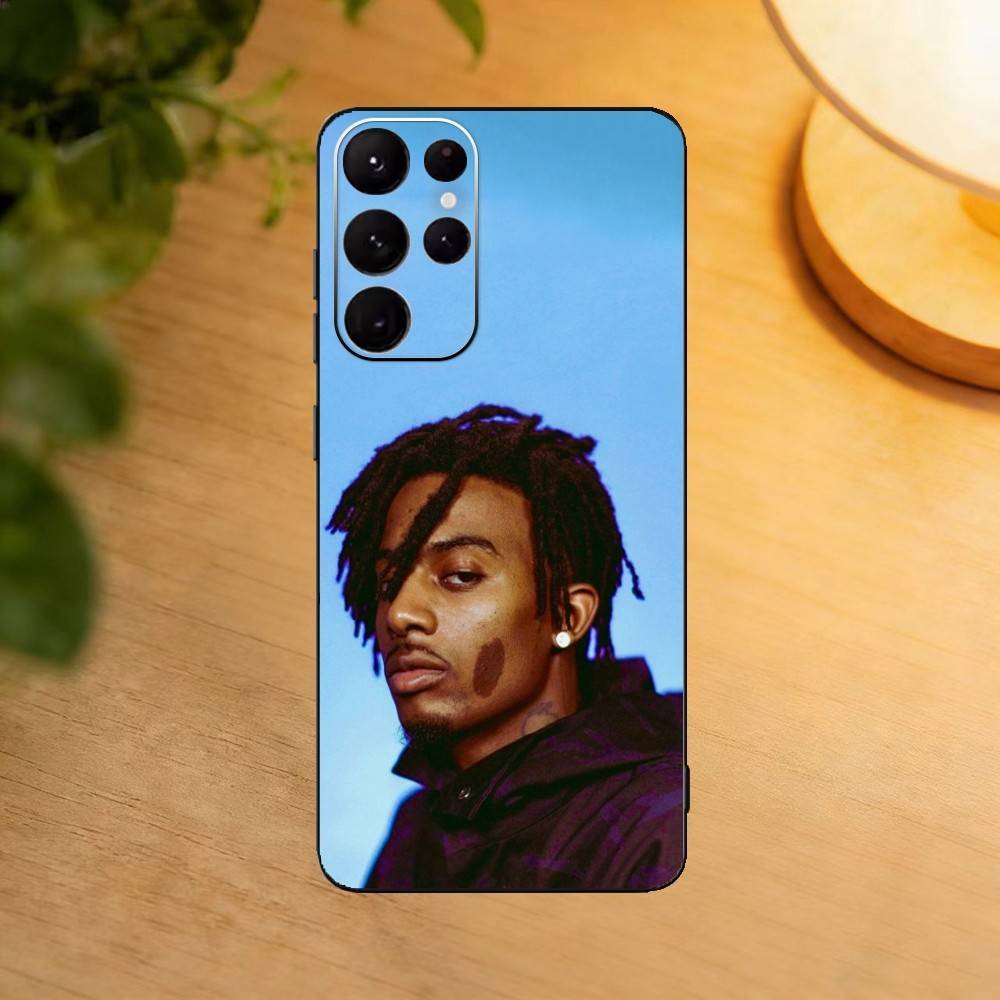 Playboi C-Carti Rapper Phone Case For Samsung S25,S24,S21,S22,S23,S30,Ultra,S20,Plus,Fe,Lite Black Shell