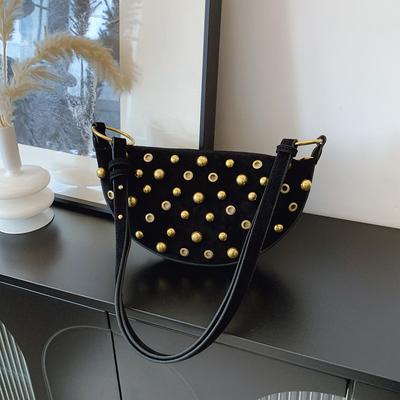 Klinknagel Crossbody Tassen voor Dames Schoudertassen Kleine Vierkante Tas voor Dames Mode Trend Portemonnee en Handtassen Ontwerper Tas Sac