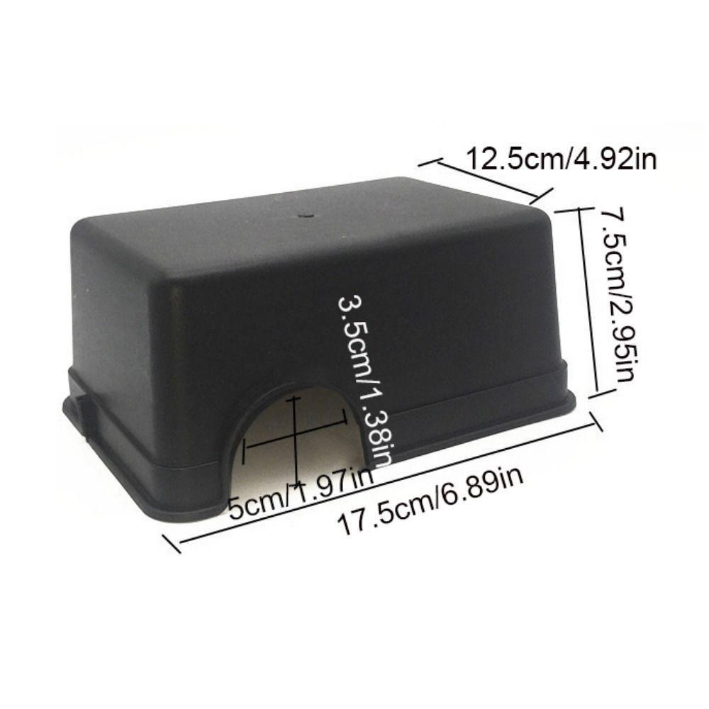 S/M/L Reptilienversteckbox Atmungsaktiv Rutschfest Echsenversteck Gecko Reptilienhöhle für Hamster Leopardgeckos Schildkröten Eidechsen Höhle