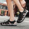 2025 Breathable Men's Closed-Toe Sandals - Non-Slip Casual Outdoor Beach Shoes, Trendy Summer Style, Plus Size Available