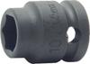 Impact Hex Socket Ko-ken 3/8" (9.5mm) SQ. (Short/Thin Wall), 11mm, 13401MS-11