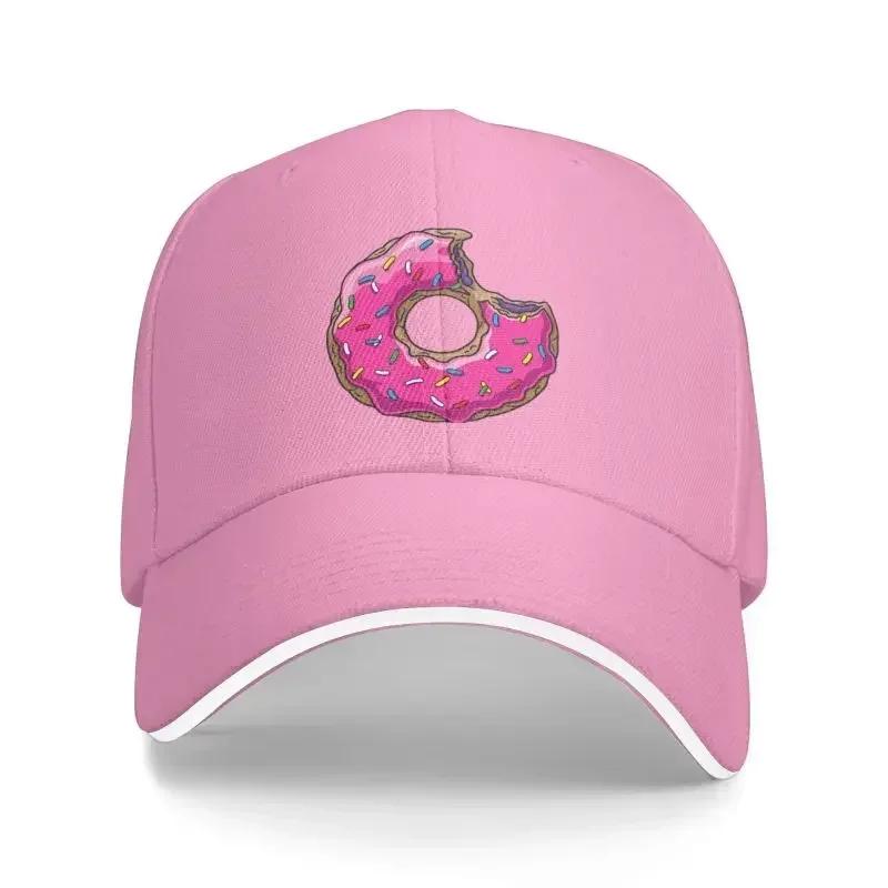 Fashion Donut Baseball Cap for Men Women Custom Adjustable Adult Doughnut Dad Hat Outdoor