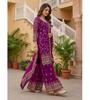 Women Designer Faux Georgette Sharara Salwar Suit Indian Bollywood Party Wear Salwar Kameez