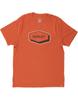 HURLEY Mens Graphic T-Shirt Top Large Orange Cotton CF05