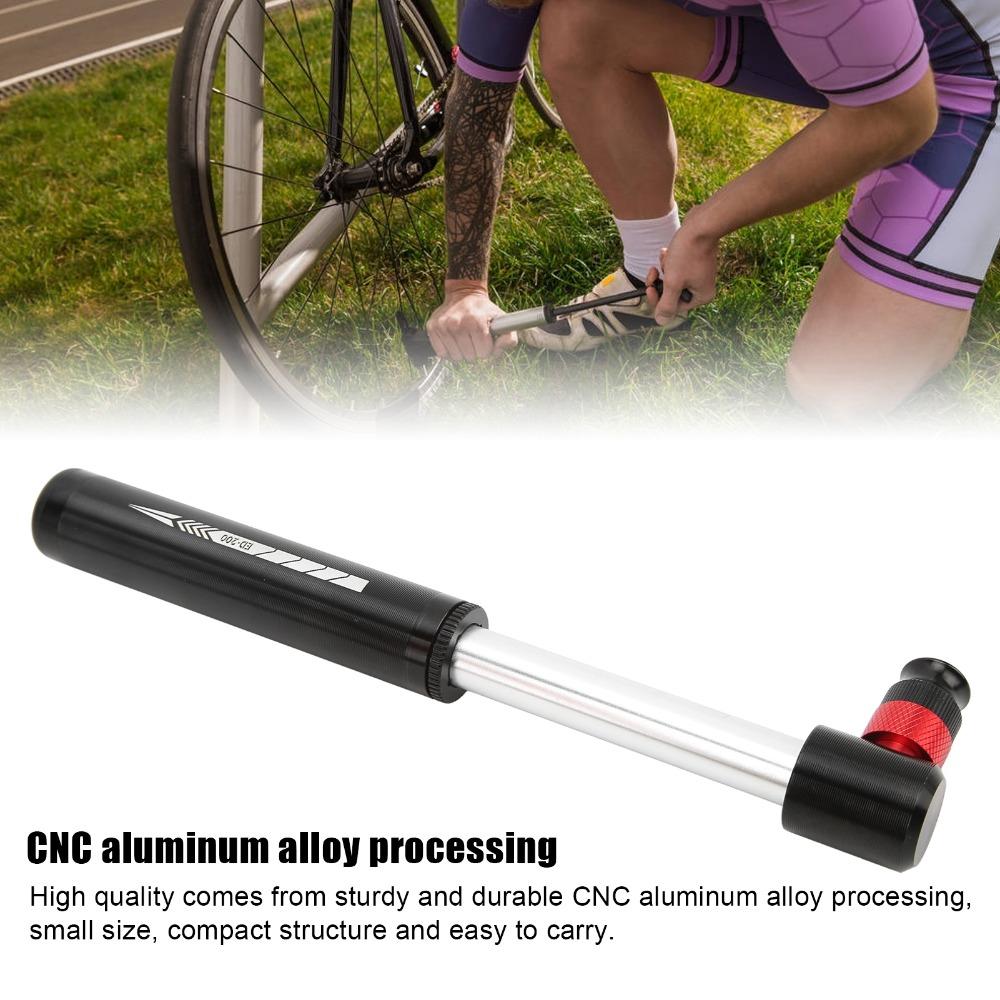 Aluminum Alloy Cycling Mini Pump 12.8cm Length Bicycle Tire Pump Portable Small Bike Pump  Bike