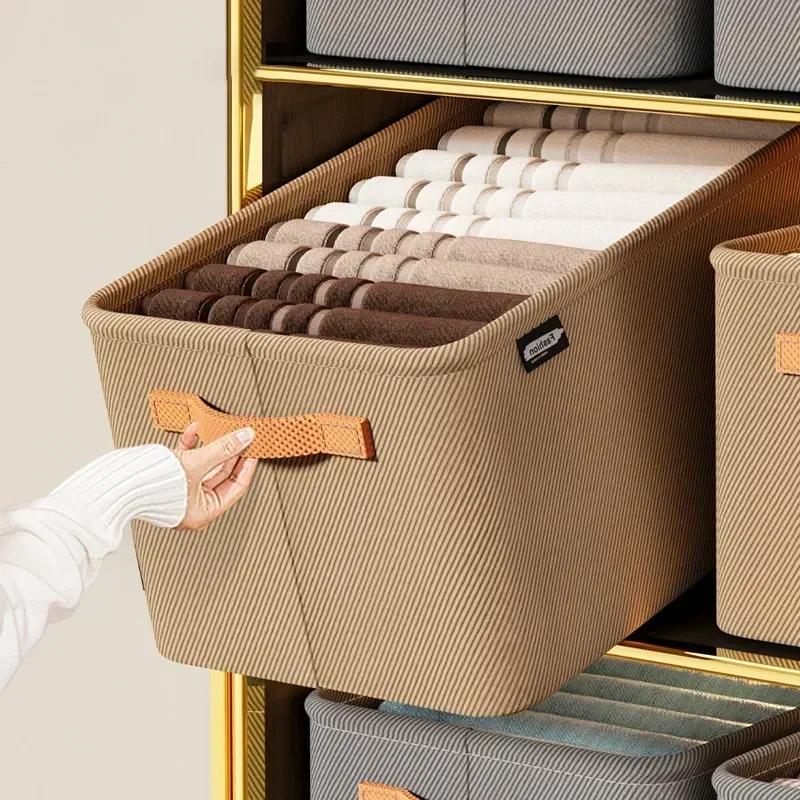 Organizator de haine îngroșate, pantaloni, dulapuri de depozitare pentru pulovere, sertare, organizator, cutie de depozitare pentru blugi, garderobă, organizatoare de depozitare a hainelor