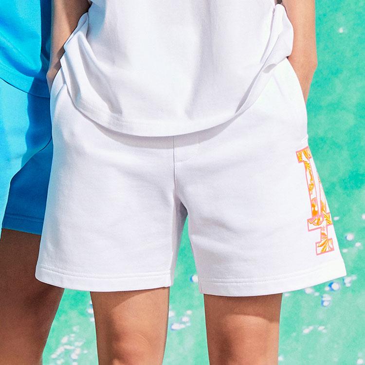 New MLB Casual Shorts Unisex White 3ASPN0123-07WHS