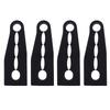 Vehicle Door Latches Cushion Pads Rubber Shock Absorption Reduces Noise And Protects Car Interior Eliminates Rattling Sound