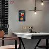 Vintage Metal Tin Sign Wall Art Decor for Home Kitchen Cafe Bar