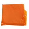 Welding Curtain Screen Frameless with Grommets Flame Retardant PE for Workshop Golden Yellow