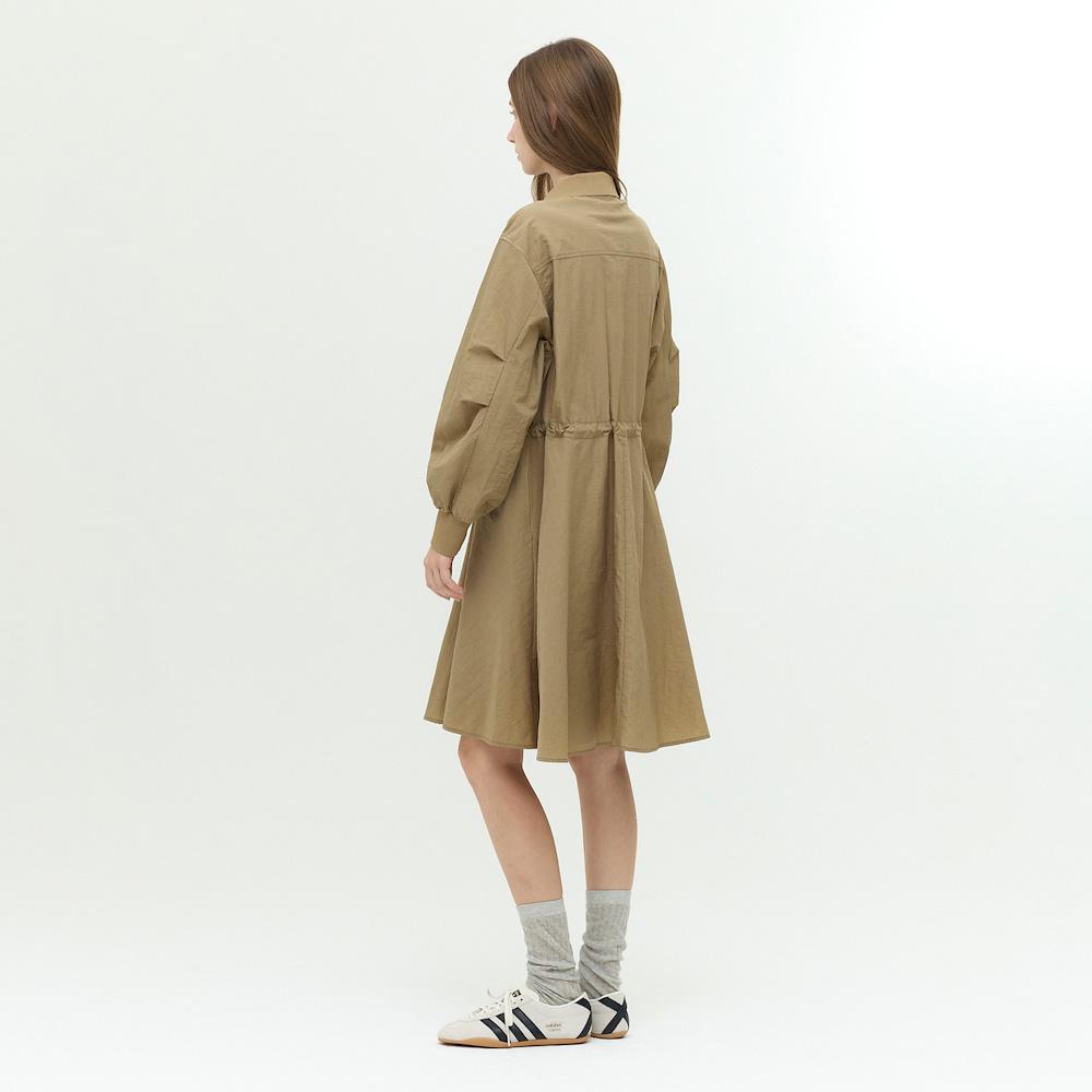 Ibiem Casual Flap Pocket Shirt Dress Emp8Wop010