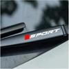 1/2/3 Pairs Weather Resistant Waving Car Wiper Stickers Rear Windshield Decals Universal for All Auto Models Exterior Decorations