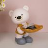 Home Decor Sculptures & Figurines Decorations Pacifier Bear Desk Storage Ornaments Living Room Resin Animal Statue
