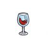 Red Wine Glass Bottle Pins Brooches Badges Hard Enamel Pins Backpack Bag Hat Leather Jackets Fashion Accessory Super White G