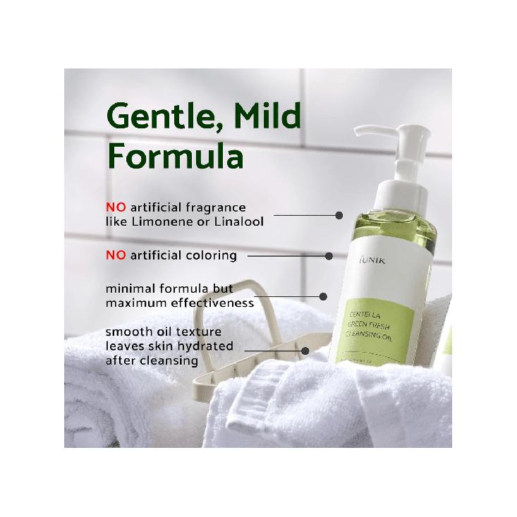 IUNIK Centella Green Huile Nettoyante Fraîche 200 ml