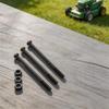 3-Pack For Mower Spindle Bolt & Nut Kit For Midsize Models 04001-41 04020-09 Compatible With MAG III, SMT-52A, STC52A-21KA