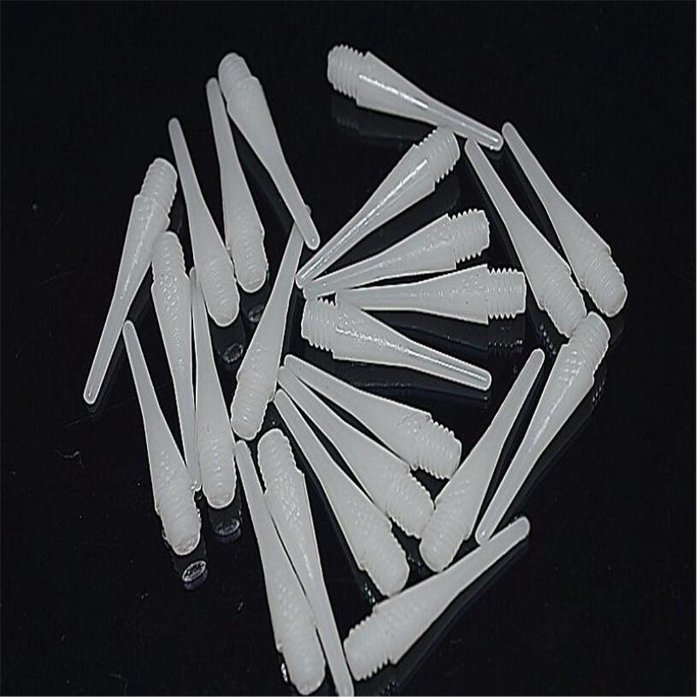 27 ММ 2BA Резьба Пластиковые Древки для Дартс Безопасные Мягкие Наконечники Запасные Аксессуары Гаджеты для Игр в Дартс 100 ШТ./Набор white #1