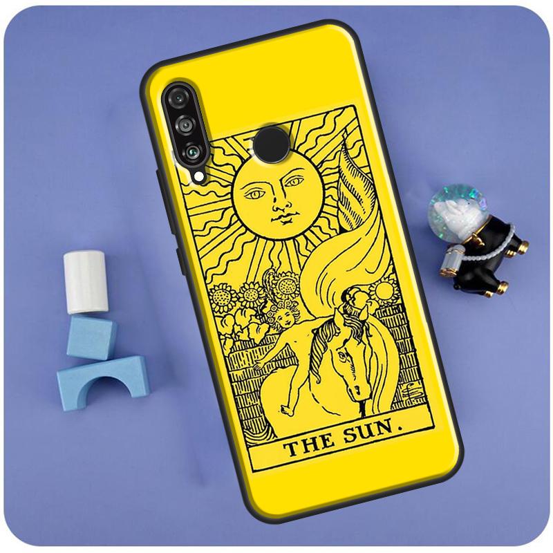 The SUN Tarot card For Huawei Nova Y60 Y61 Y70 Y72 Y73 Y90 Y91 12i 11i 3i 7i 8i 9 10 SE P20 P40 P30 Lite Case