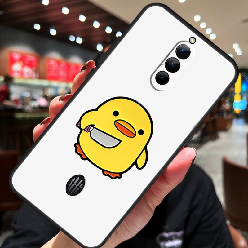 Cartoon Duck Knife Case For ZTE Nubia Red Magic 11 10 8 9 8S 9S 10S Pro Plus 10 Air 5G 6R 6 7 6S 7S Pro Cover