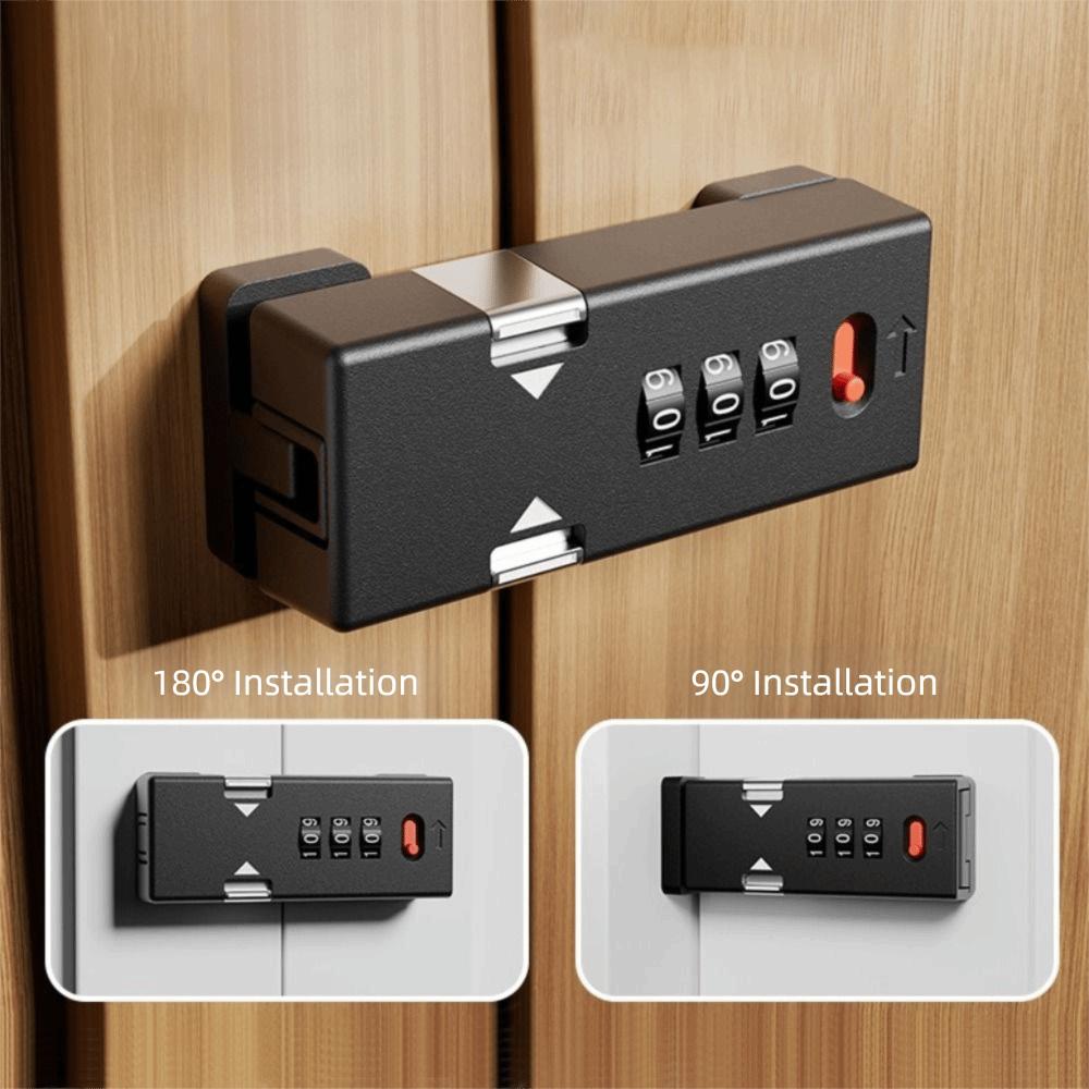 Adjustable Cabinet Password Lock Zinc Alloy Erosion Resistant Security Lock Enhanced Security Door Bolt Lock Wine Cabinets
