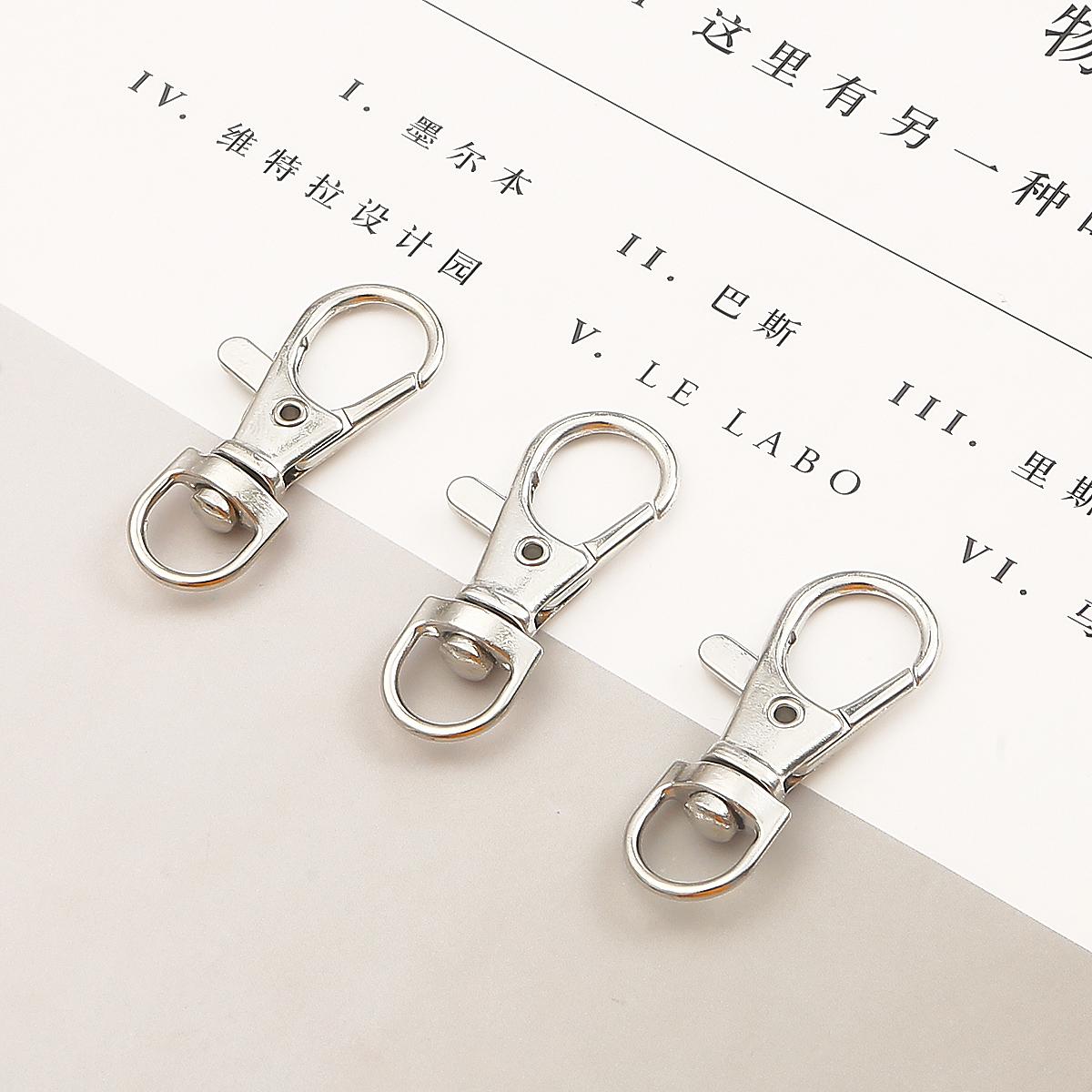 

5/20 шт. Сплавный брелок для изготовления ювелирных изделий, крючки, зажимы, застежка-карабин, аксессуары ручной работы 13x34mm 5pcs