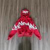 Unisex Übergroßer Kapuzenpullover Mit 3D Digitaldruck Lockerer Schnitt Reißverschluss Streetwear Freizeitkleidung