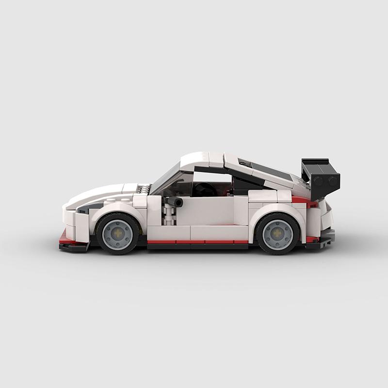 350Z MOC Speed Car Super Race Vehicle Technical Model Building Block Racing Rally Sport Brick kid Toy Christmas Gift City