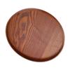 Kulatý přírodní dřevěný servírovací podnos Dřevěná deska T Podnos na jídlo Podnos na vodu a nápoje 30 cm