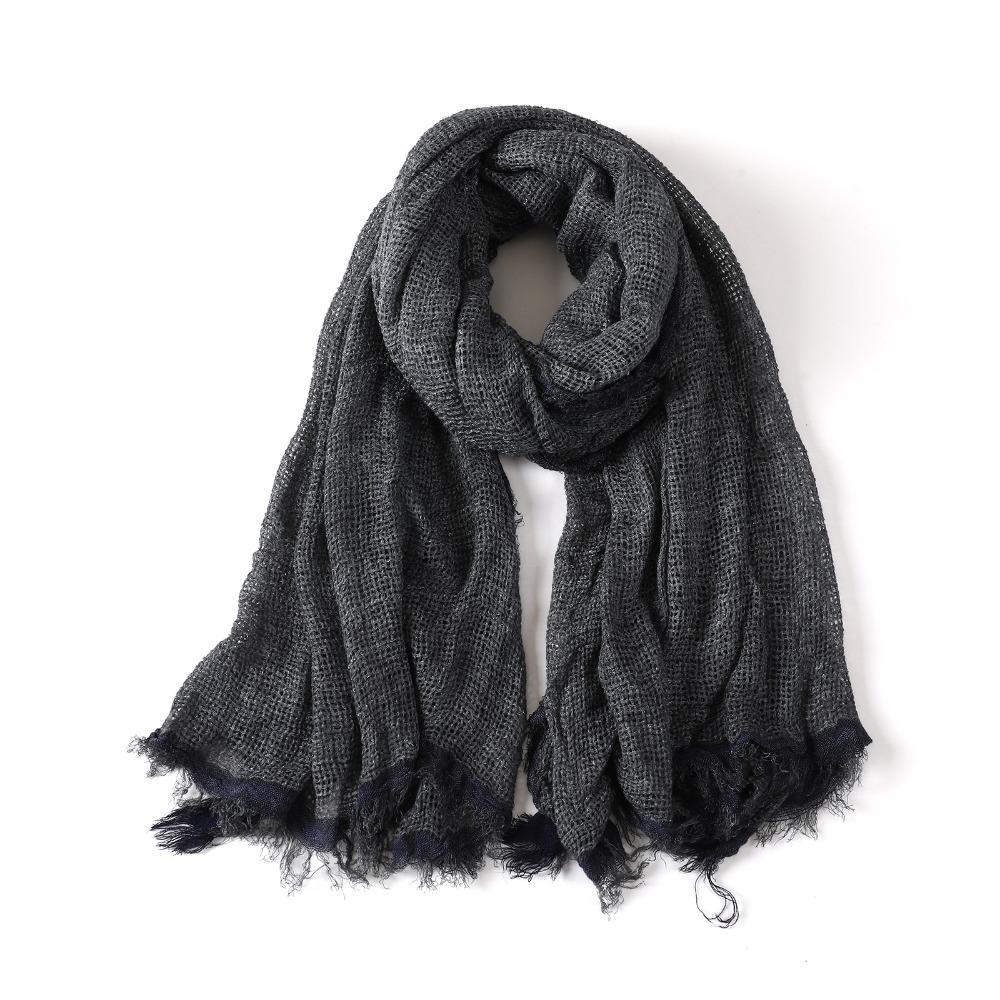 Short Tassel Men's Scarves Bufanda Wraps Warm Scarf Fashion Breathable Scarf Outdoor