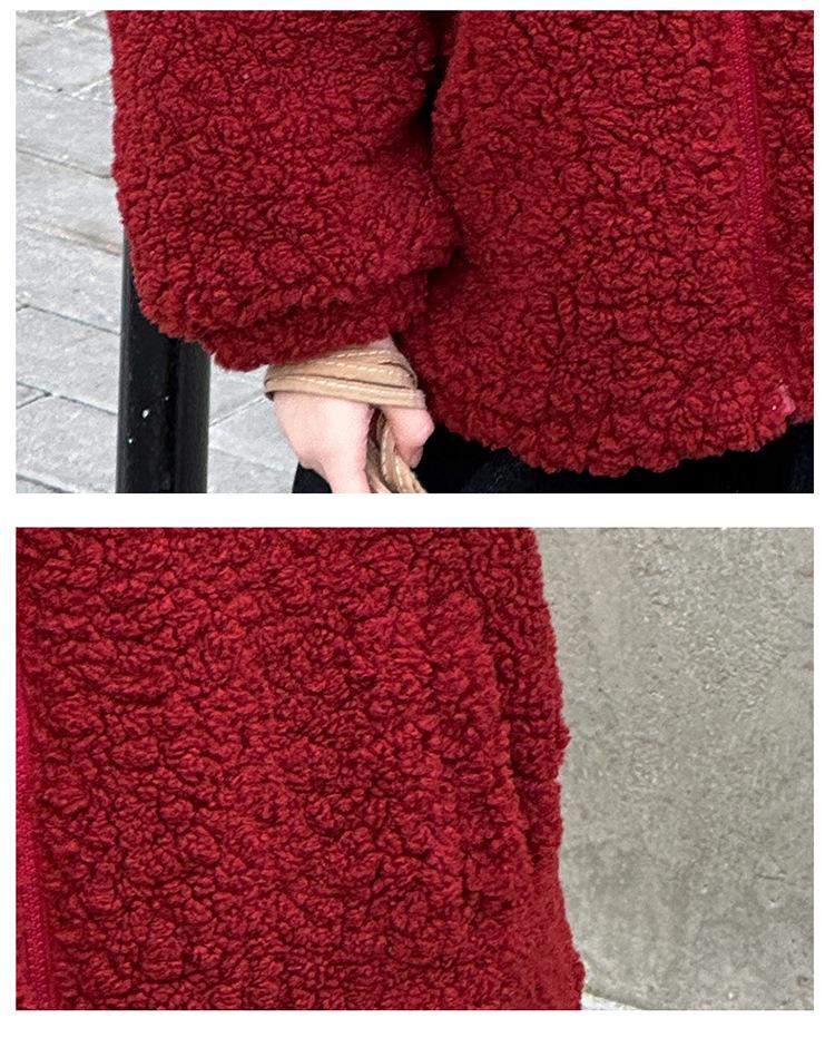 Dziewczęca pikowana kurtka z wełny jagnięcej - Jesień/Zima 2025, Modna i pogrubiona dla dzieci w wieku średnim i starszym