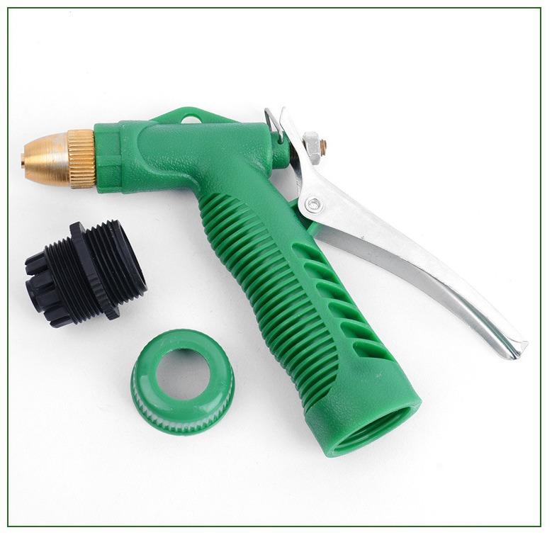 1PC Enxágue Tapete Água Flor Pistola de Alta Pressão Corpo de Pistola de Plástico Verde Pistola de Água para Lavagem de Carros