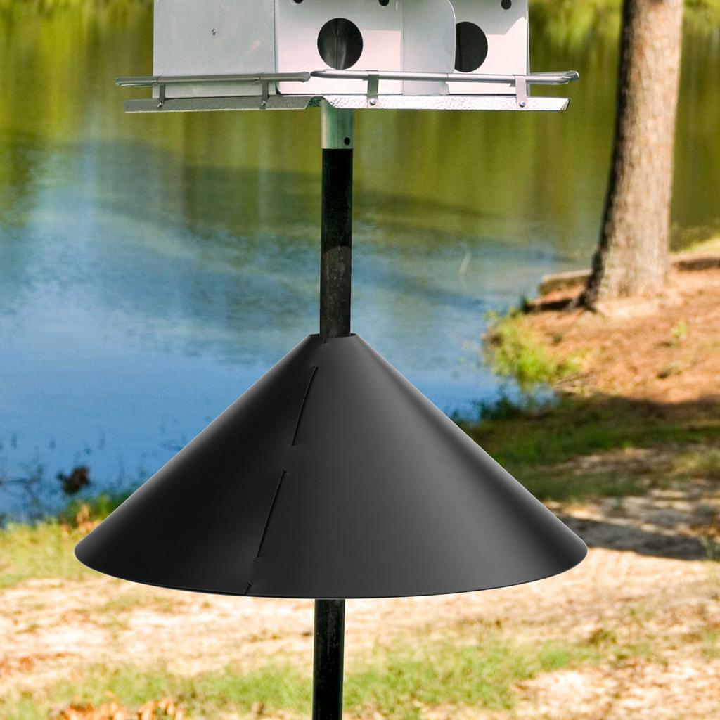Squirrel Flapper Professional Galvanized Steel Prevents Stealing Squirrel Baffle for Bird Feeder