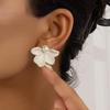 Japanese & Korean Mori Style Flower Pearl Stud Earrings for Women - Trendy, Simple Fashion, Street Style